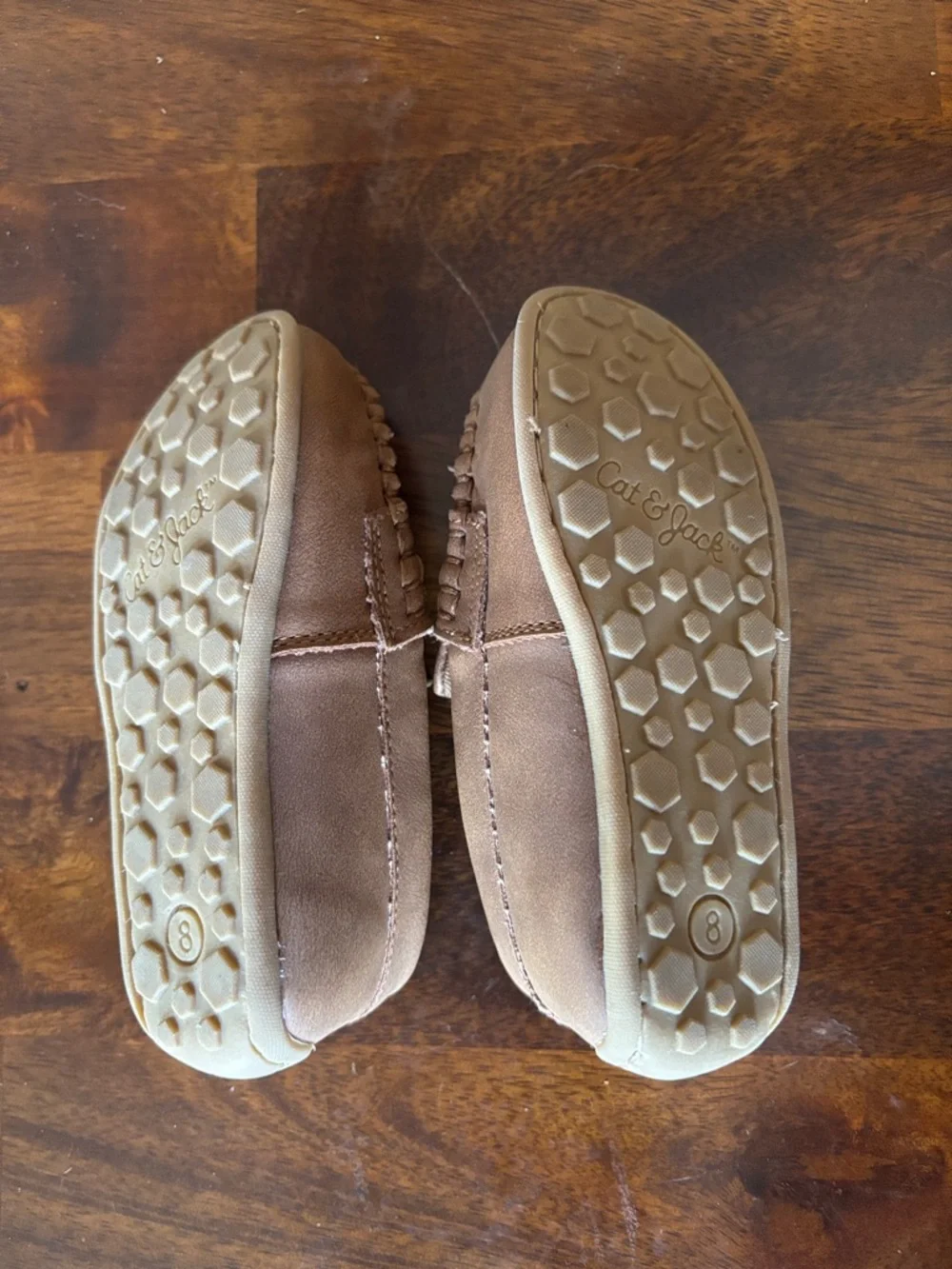Cat & Jack Brown Kids' Slip-On Moccasin Loafers